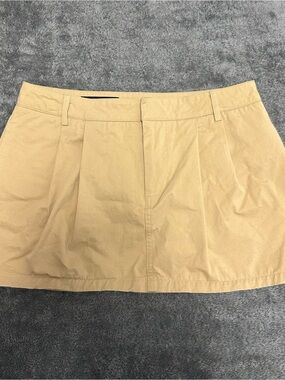 Zara Beige Mini Skirt